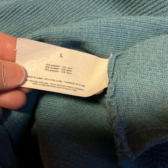 Ella Moss V-Neck Sweater | Ribbed Knit Long Sleeve Pullover - Picture 3 of 11